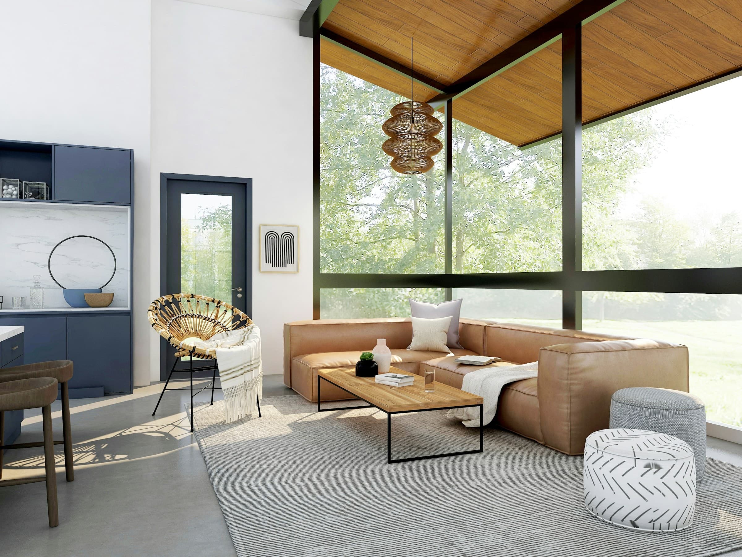 A bright apartment interior — Ejari, DEWA, and the first lease